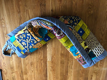 Load image into Gallery viewer, Loujoliwax™ Patchwork rug in wax fabrics