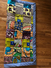 Load image into Gallery viewer, Loujoliwax™ Patchwork rug in wax fabrics