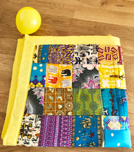 Load image into Gallery viewer, Loujoliwax™ Patchwork rug in wax fabrics