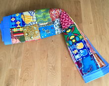 Load image into Gallery viewer, Loujoliwax™ Patchwork rug in wax fabrics