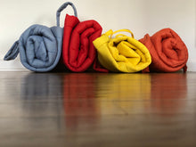 Load image into Gallery viewer, Loujoliwax™ Patchwork rug in wax fabrics